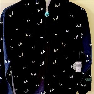 Disney Black Hoodie with White Eyes